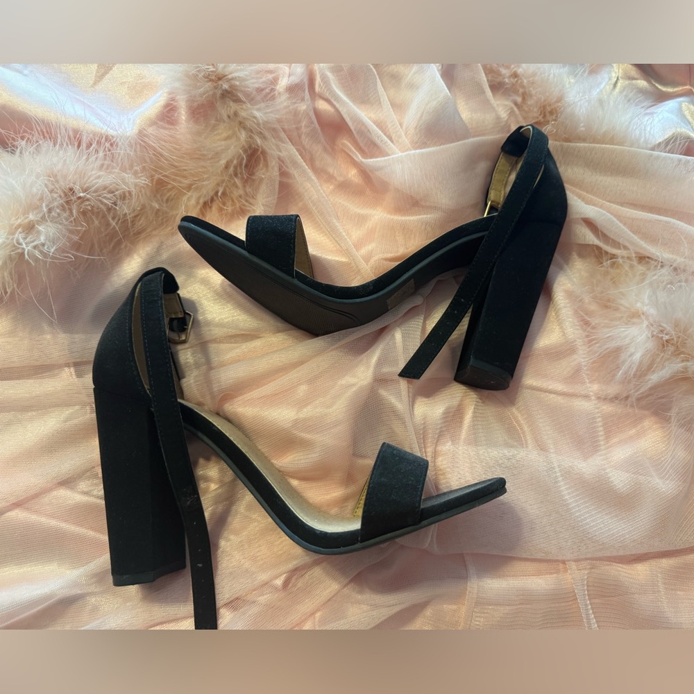 Charlotte Russe Black Block Heels